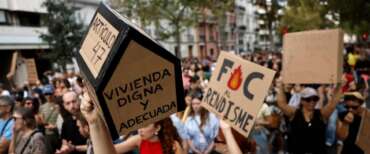 Le proteste per la casa in Spagna