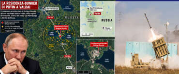 Putin in paranoia, teme un attentato da Kiev e blinda il bunker: 50 torri anti-missile rivolte all’Ucraina