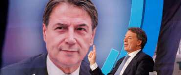 Matteo Renzi ospite della trasmissione Rai 1 Porta a porta condotta da Bruno Vespa, Roma, 30 Settembre 2026. ANSA/GIUSEPPE LAMI