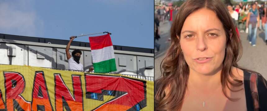 Avanti Salis alla riscossa, mezza sinistra diserta la piazza ma la pasionaria guida la marcia su Milano