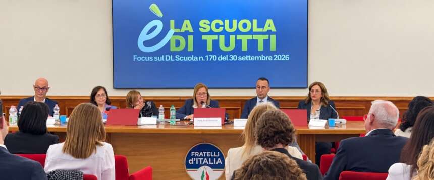 “È la scuola di tutti”, convegno alla Camera di FdI: “Dopo i disordini a Milano, il bisogno di integrazione è ancora più forte”